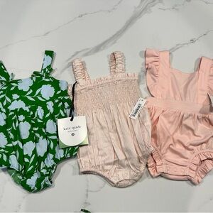 NWT Kate Spade for Target & Sofia Richie Grainge for Amazon 3-6M Bundle